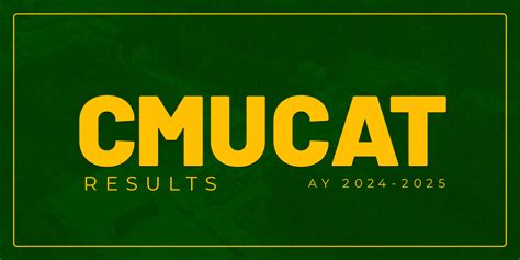 cmucat result 2024-2025|LIST OF CMUCAT QUALIFIERS AY 2024.